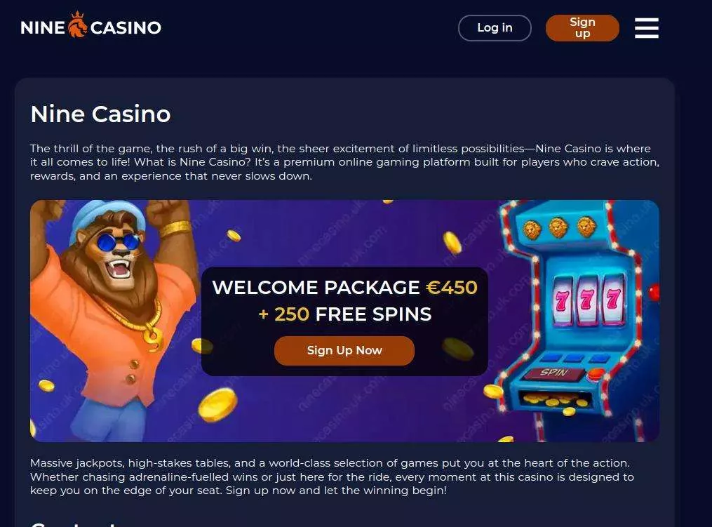 nine casino bonus bez depozita TOC