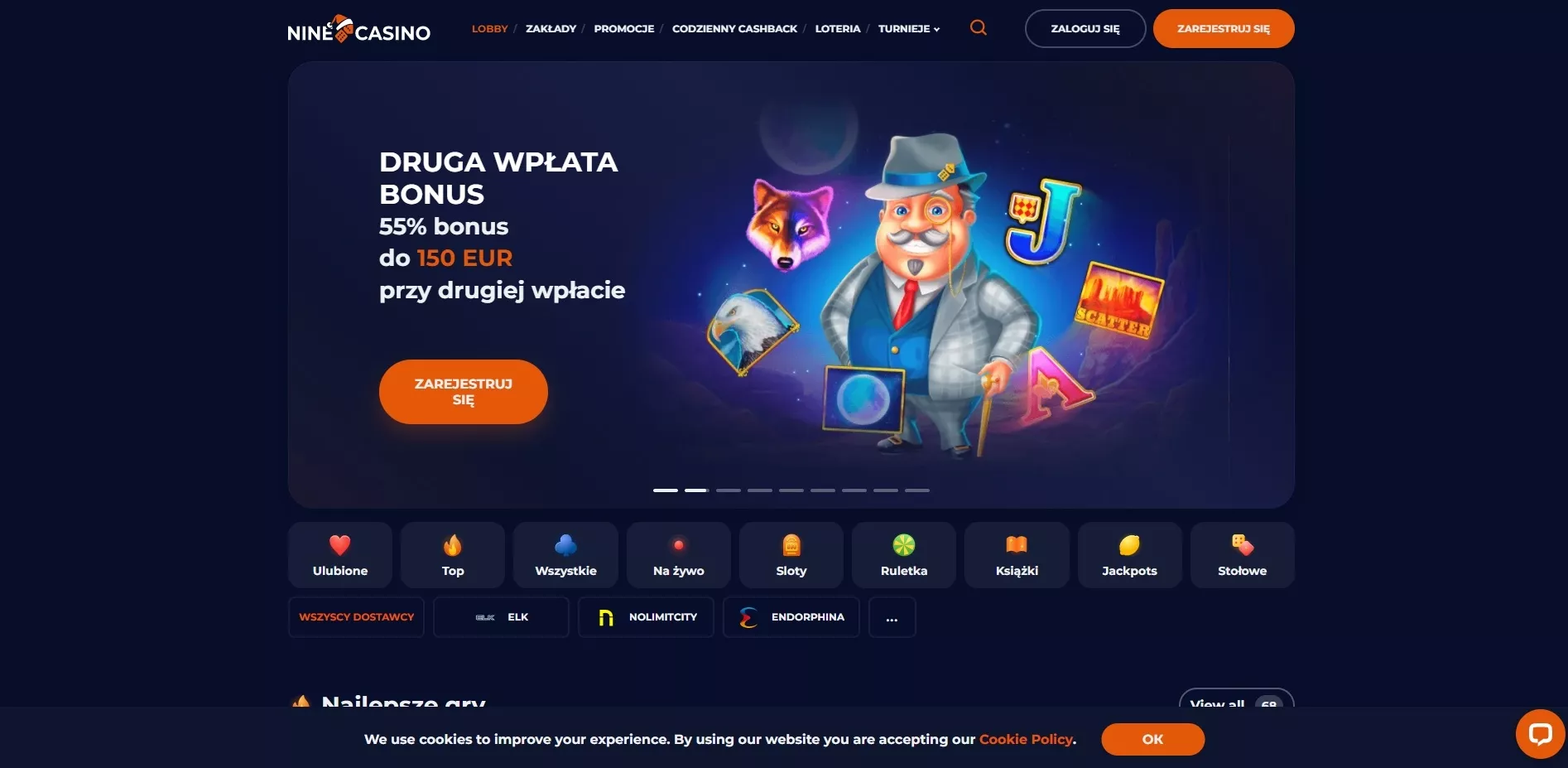 nine casino android TOC