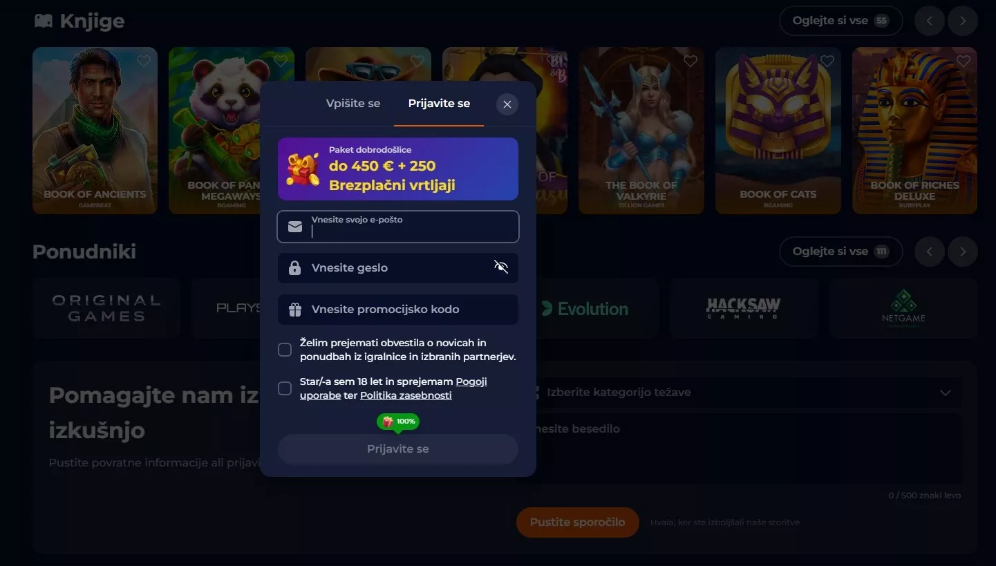 Nine casino android