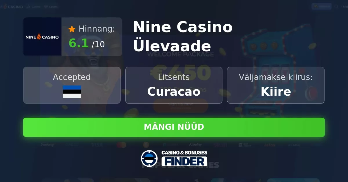 Nine casino bonus bez depozita