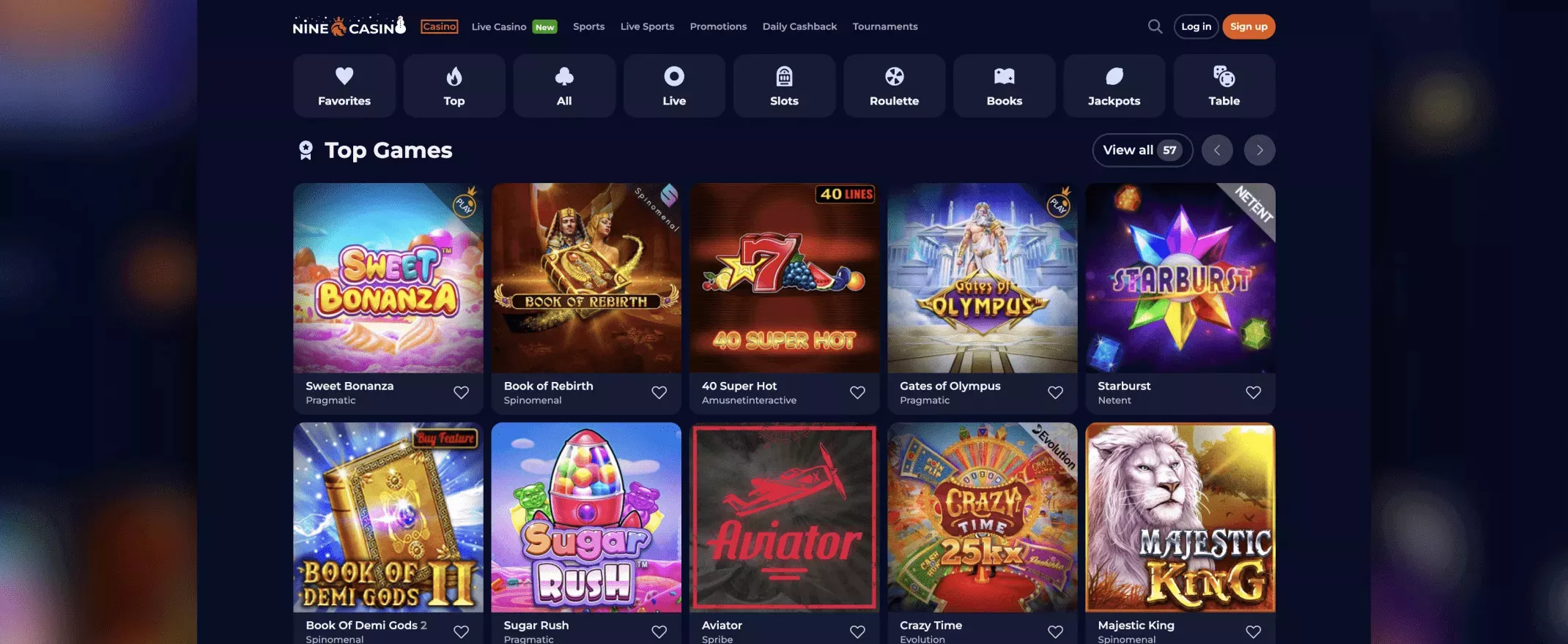 Nine casino android